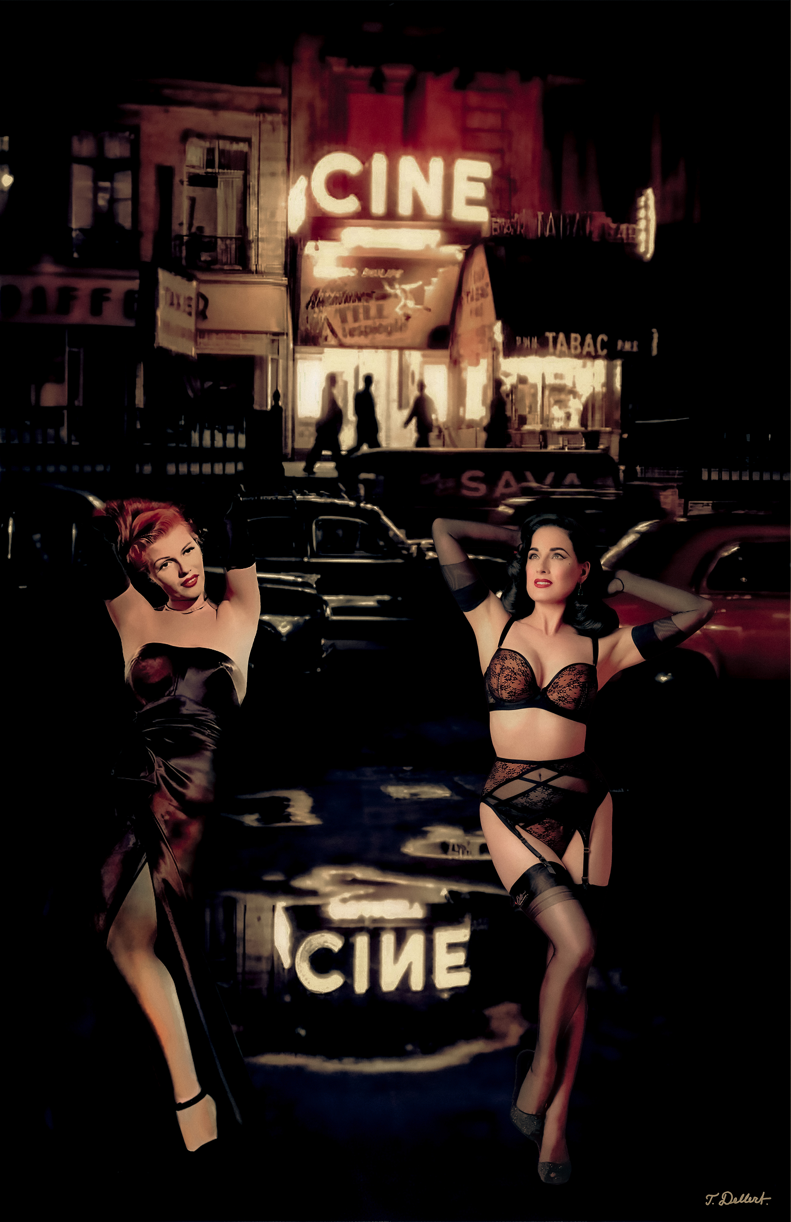 DITA AND GILDA  in Cine City